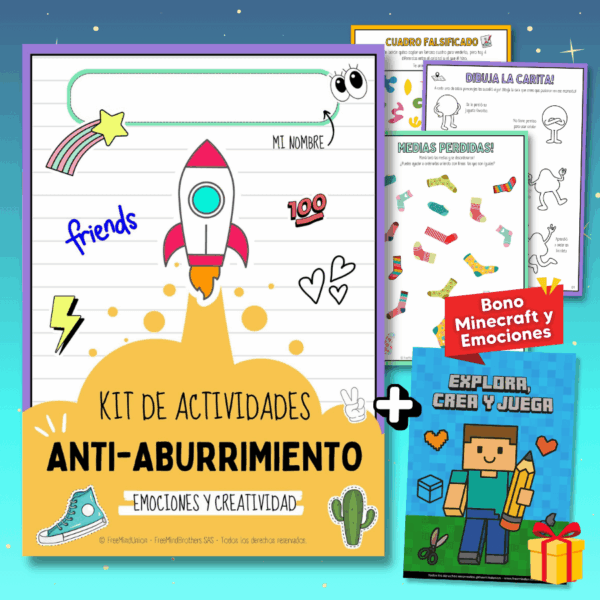 Kit de Actividades Anti-Aburrimiento (Creatividad y Emociones)