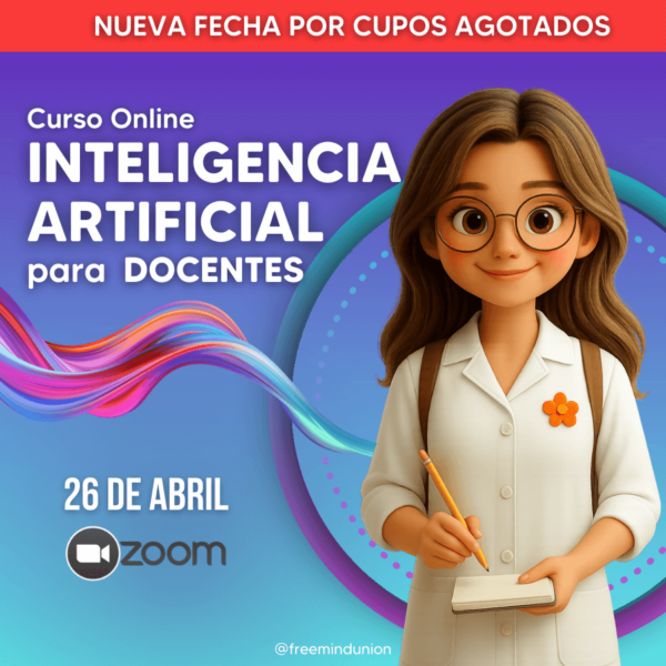 Curso Online: Inteligencia Artificial para Docentes (En vivo)