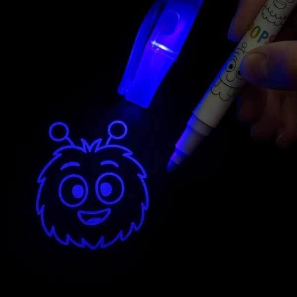 Lapicera Mágica Invisible - Luz UV - Pack x5 - Imagen 3