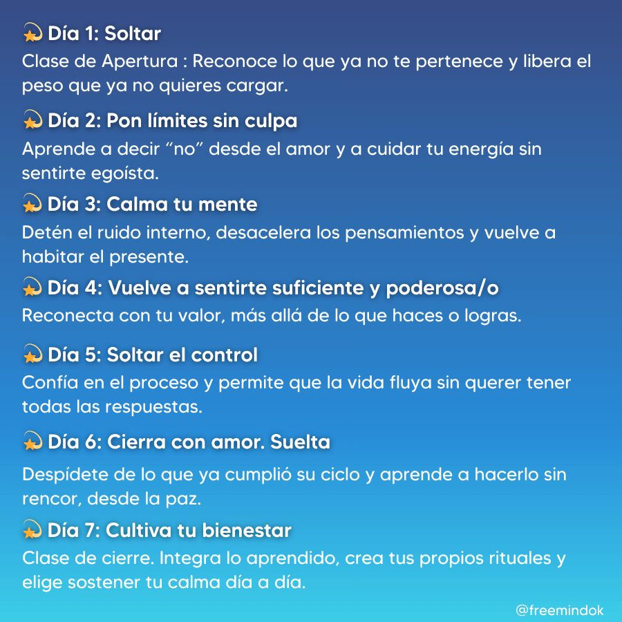 Taller 777 - 7 días, 7 experiencias, 7 cambios para volver a ti - Imagen 5