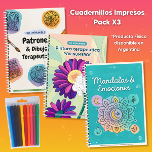 PRODUCTO FÍSICO: Pack Impreso - Arte y Emociones x3