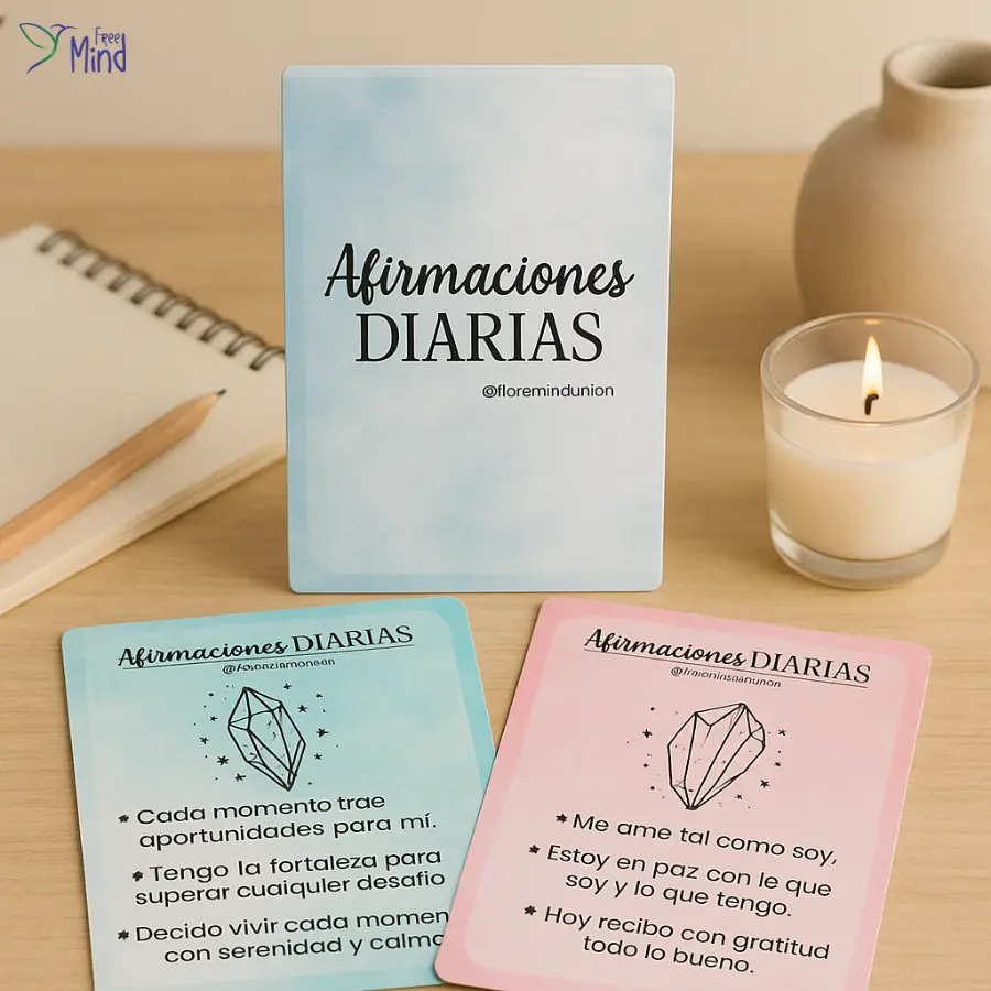 Cartas de Afirmaciones Diarias + Calendario 30 Días Bienestar - Imagen 8