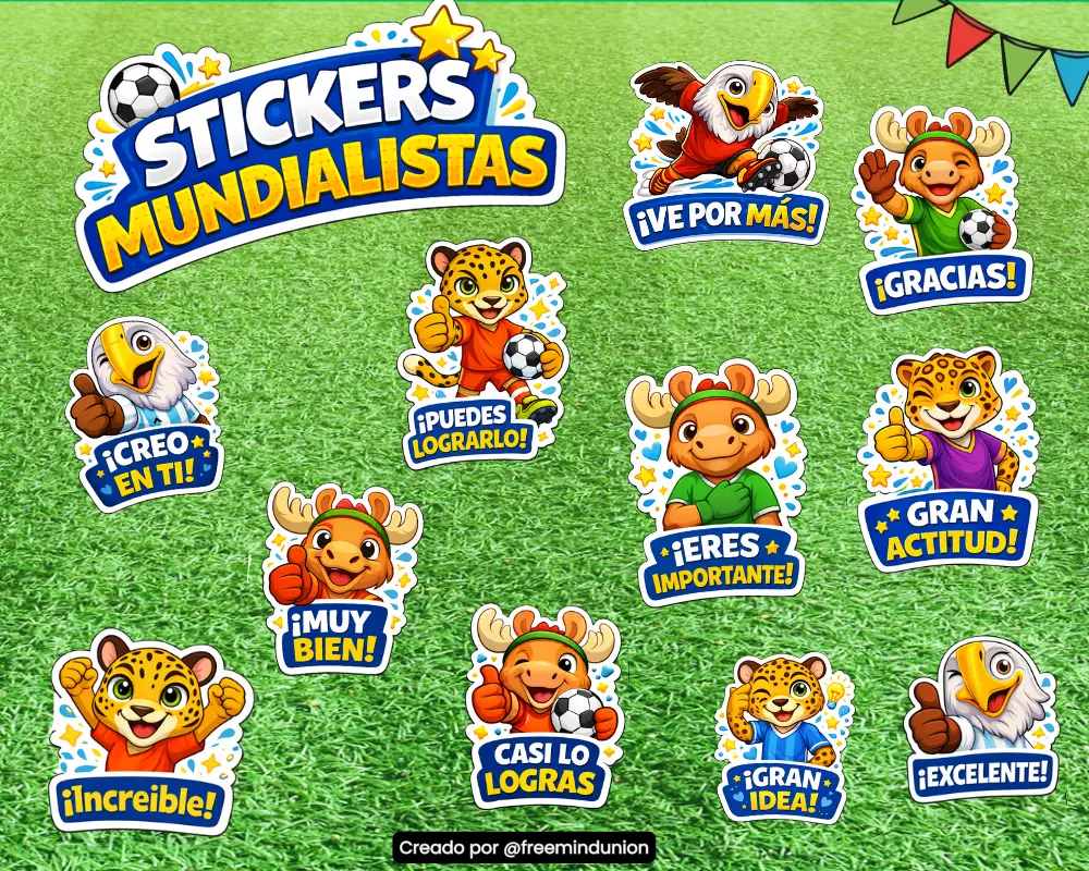 Stickers Mundialistas FreeMind
