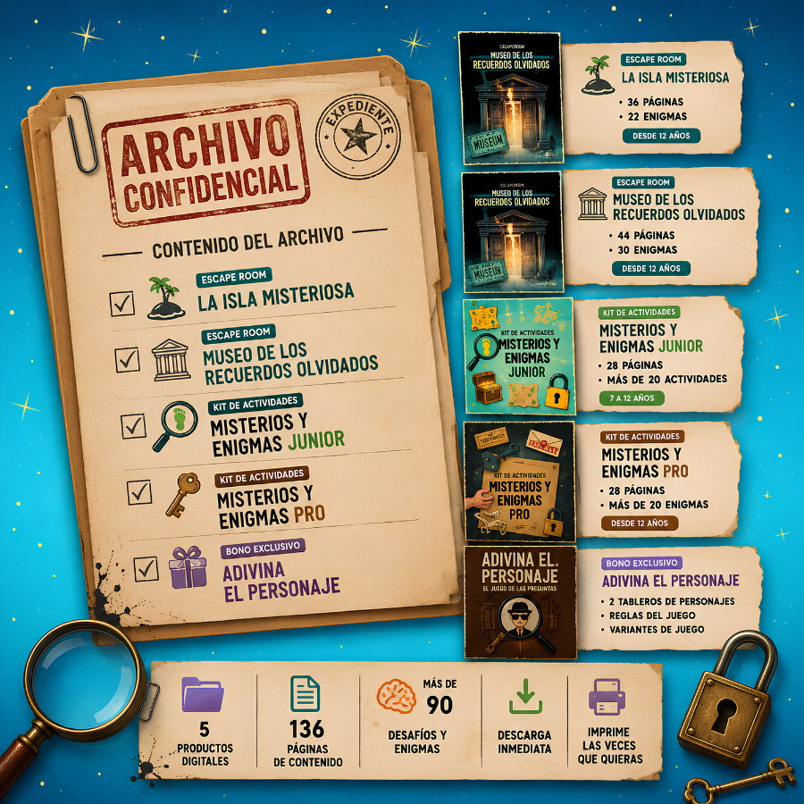 Combo x4: El Archivo de los Escapes y Misterios - Imagen 3